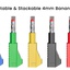Cleqee P10043 10PCS 4MM Banana Plug | ベコムカー (bekomcar)