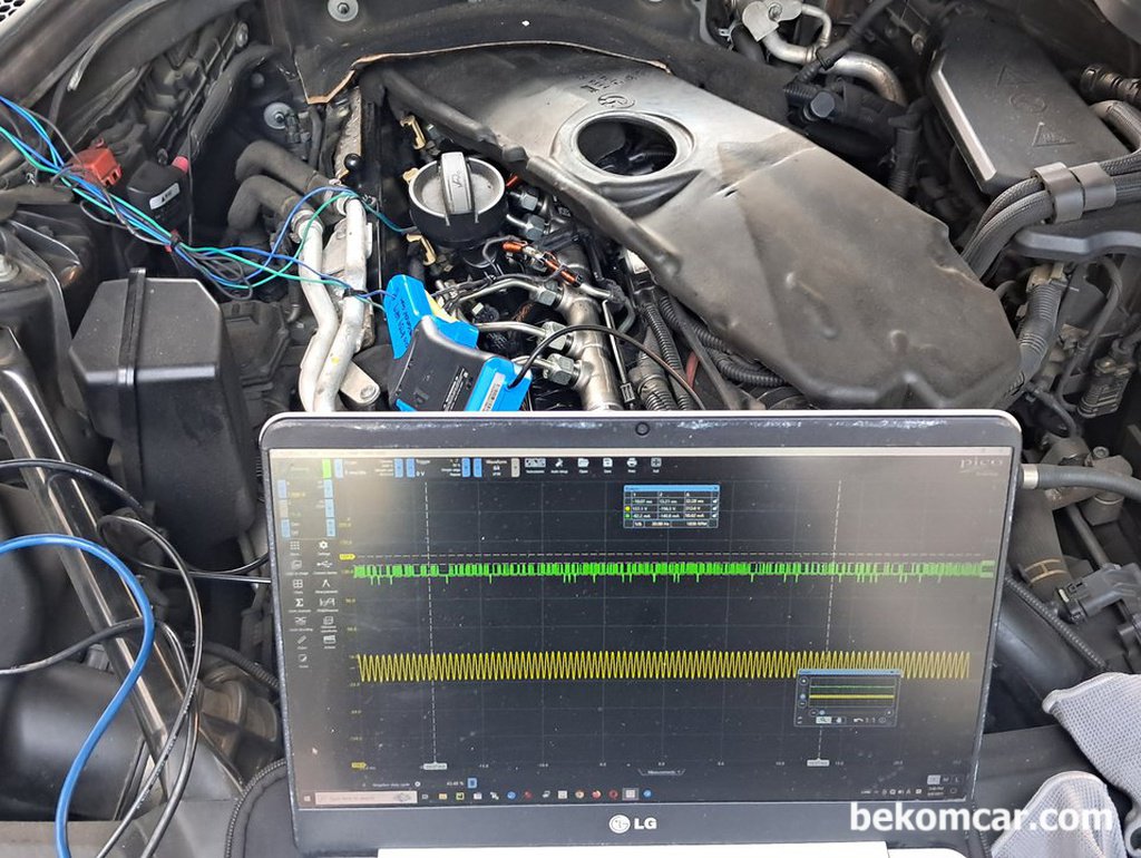 BMW 6GT에 연료향상 장치 DCM3000, DCM5000, DCM7000 파형 데이터 분석|bekomcar.com
