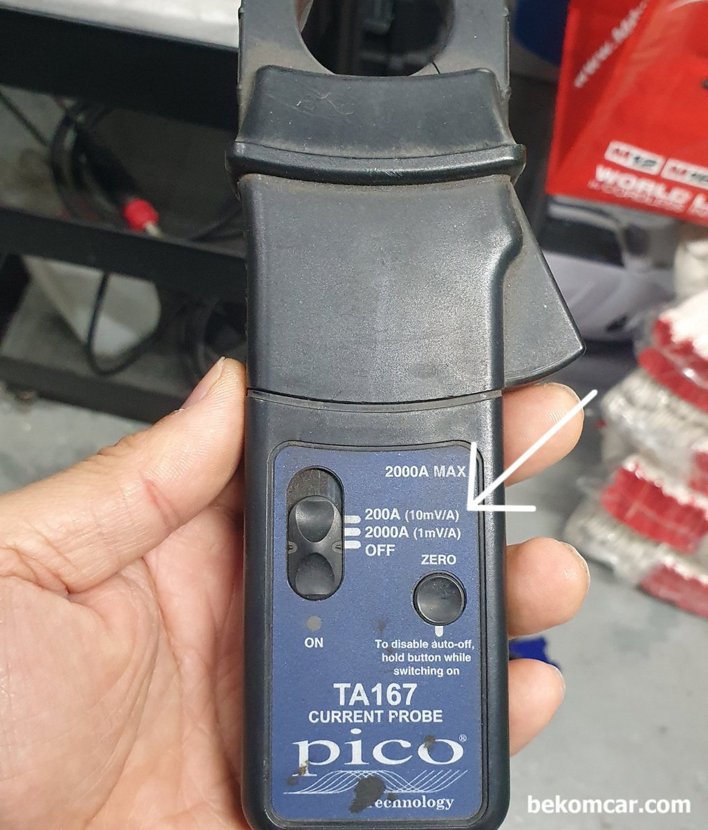 피코 전류계 TA167 모델, 200A 와 2000A 세팅이 있는데 HS512Max 스코프 프로그램에서 프로브 세팅 어떻게 하나요?|بيكومكار  (bekomcar)