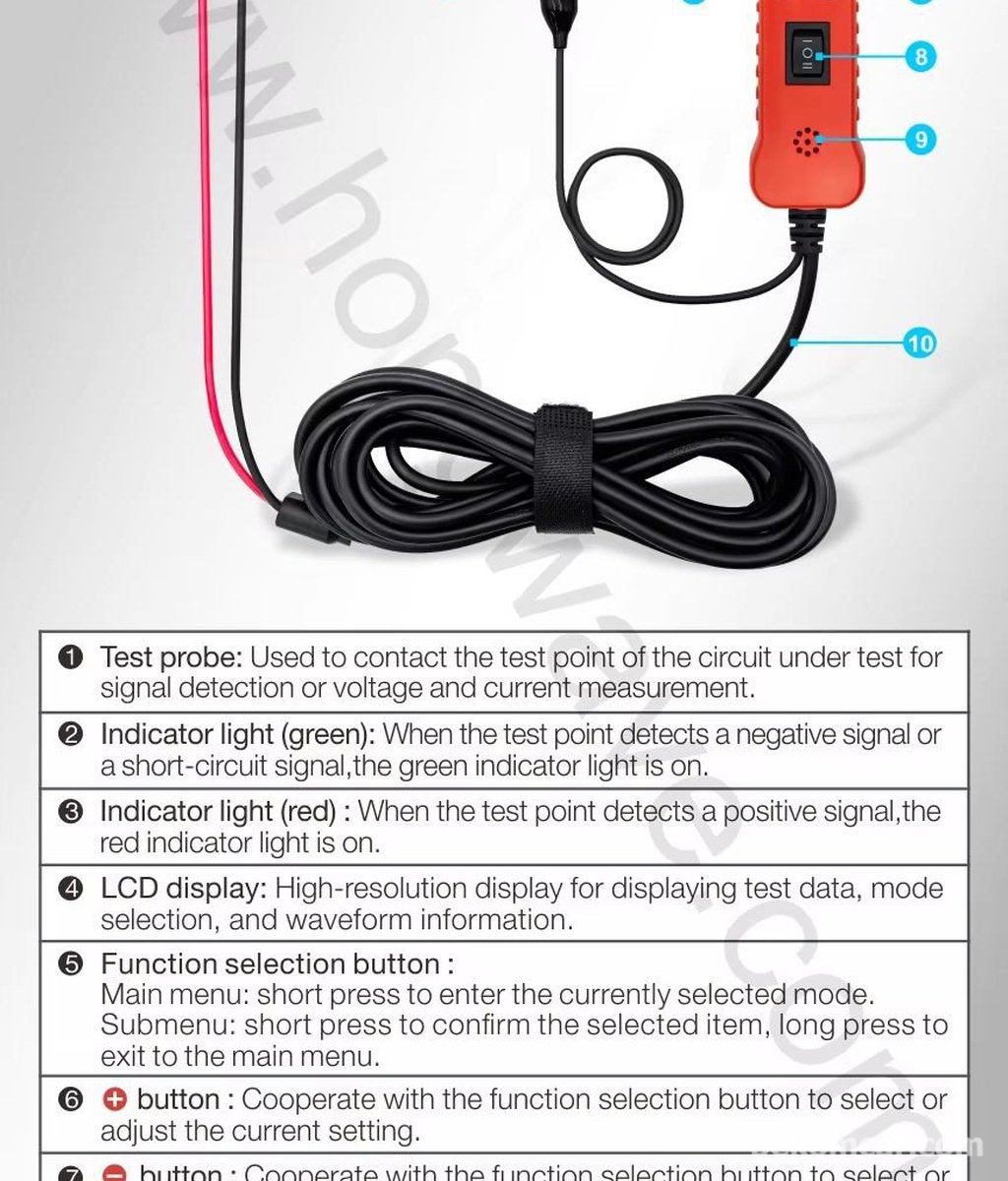 HWAUT P200, 회로테스터기 Circuit Tester|베콤카 차량정밀진단