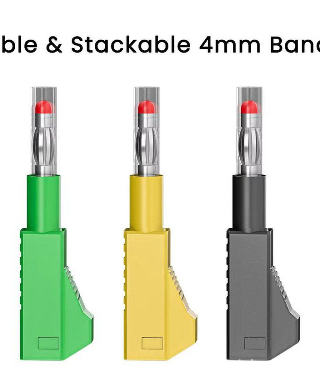 Cleqee P10043 10PCS 4MM Banana Plug|ベコムカー (bekomcar)