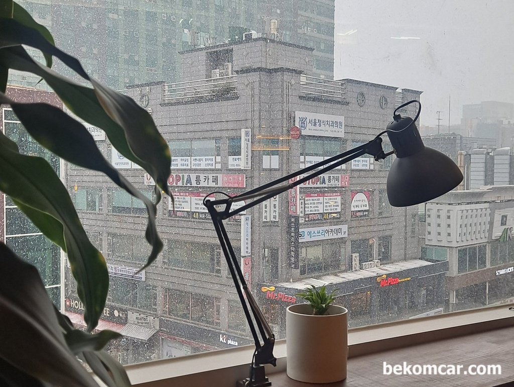 일산에 눈이 온다. 2022년도 첫 눈인듯하다|贝科姆汽车 (bekomcar)