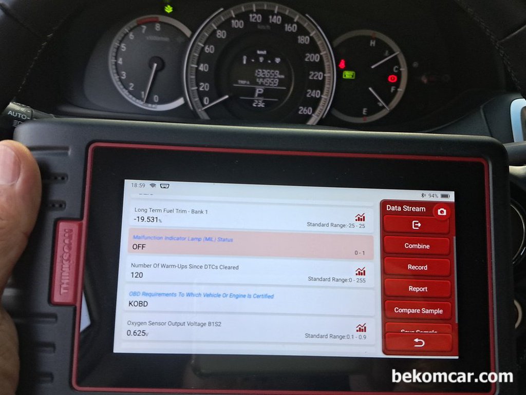 2016혼다 어코드 2.4, 농후 P0172 고장코드|bekomcar.com