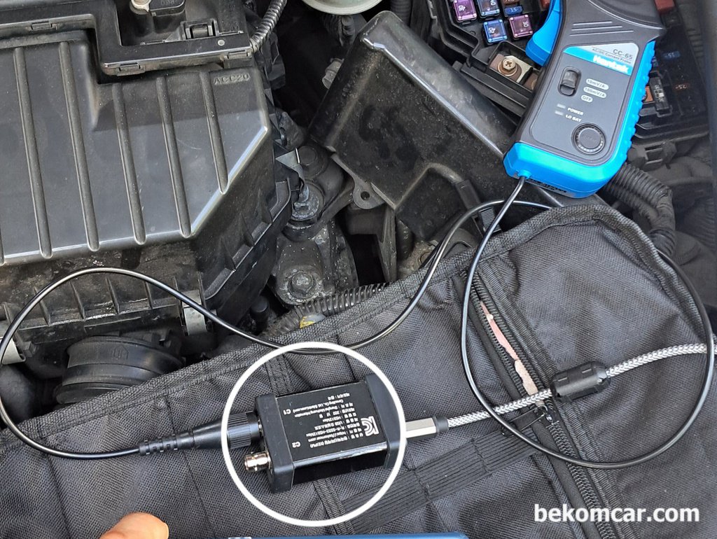 라디에이터 전류파형 측정기록, 혼다 시빅 8세대 1.8L R18A1|ベコムカー (bekomcar)
