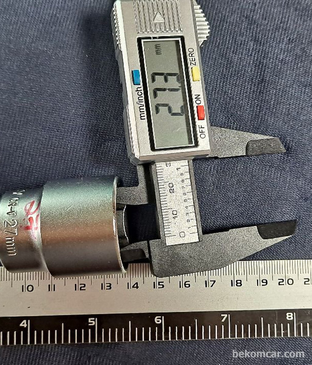 27mm 6각 소켓, 1/2"|베콤카 차량정밀진단