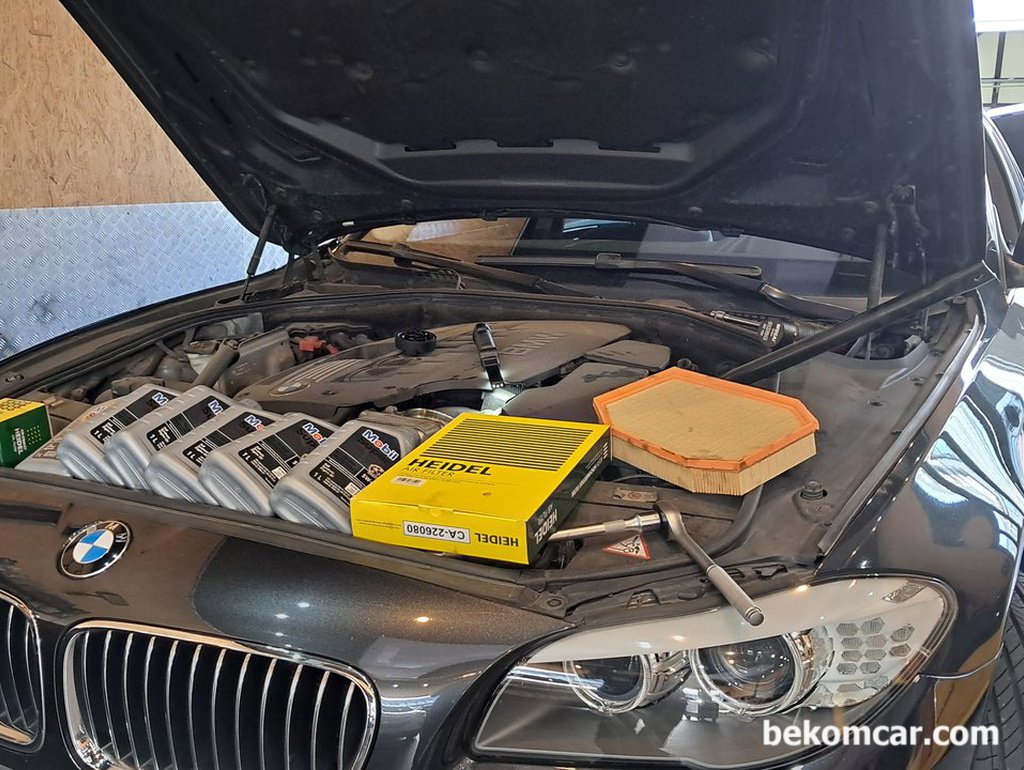 BMW F10 2010 530i 엔진오일교환|bekomcar.com