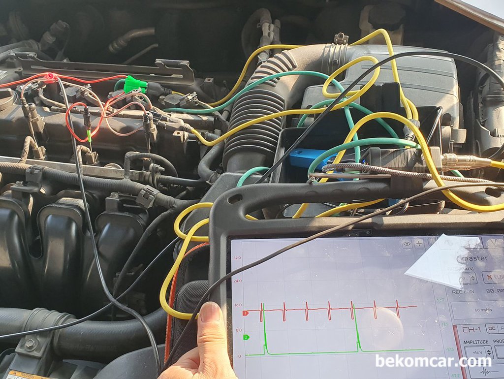 Martin Loren 2채널 HS512Max 자동차전용 오실로스코프, 5채널처럼 활용사례|베콤카 차량정밀진단