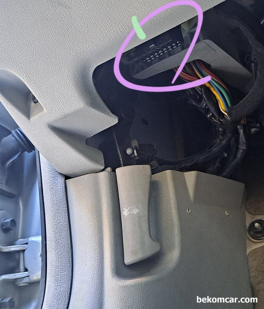 현대 NF 소나타 OBD2 연결포트가 어디에 있나요?|ベコムカー (bekomcar)
