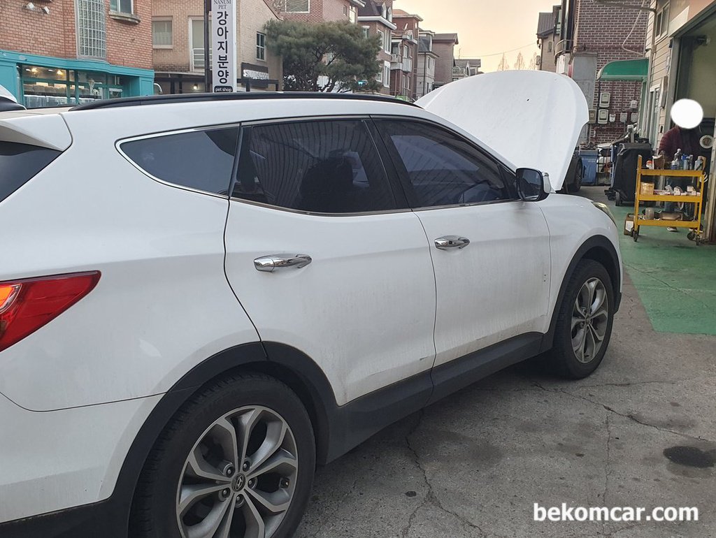 배기파형분석 엔진부조 실화진단, 현대 산타페 사례|ベコムカー (bekomcar)