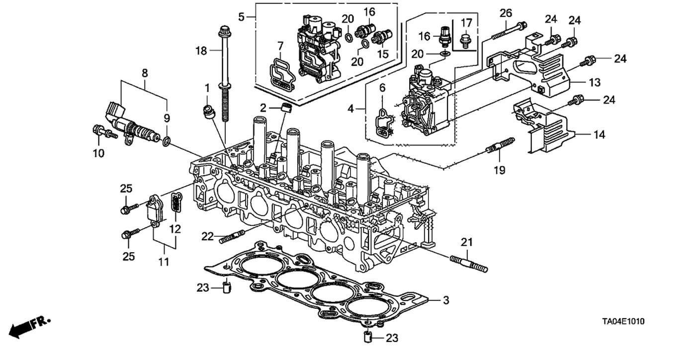 #6, 15815-R40-A01 Filter Assy., Spool Valve
#8, 15830-R5A-A01 Valve Assembly Vtc Oil
#9, 15832-RAA-A01 Oil Seal, Control Valve
#12, 15845-RAA-A01 Filter Assy., Vtc
#20, 91319-PAA-A01 O-Ring (13X1.5)|ベコムカー (bekomcar)