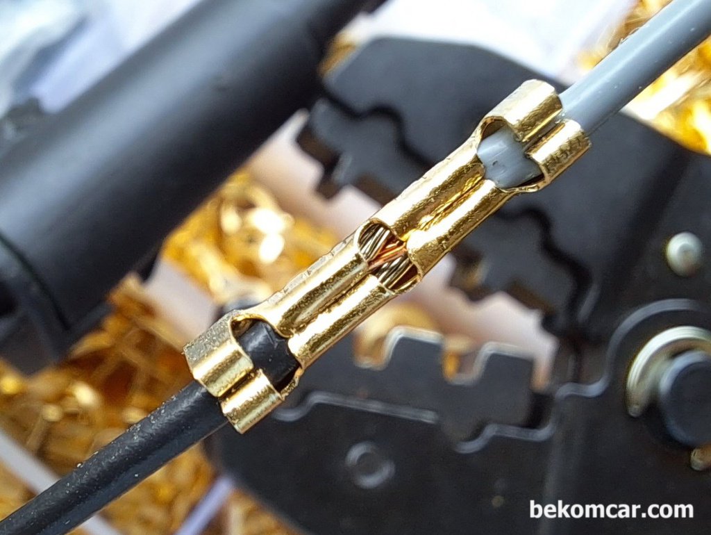 블랙박스, 안드로이드 등 설치시 전기선 크림핑하기|bekomcar.com