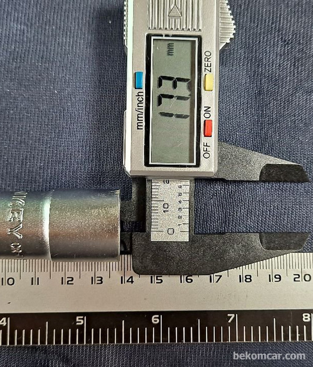 17mm 6각 소켓, 1/2"|베콤카 차량정밀진단