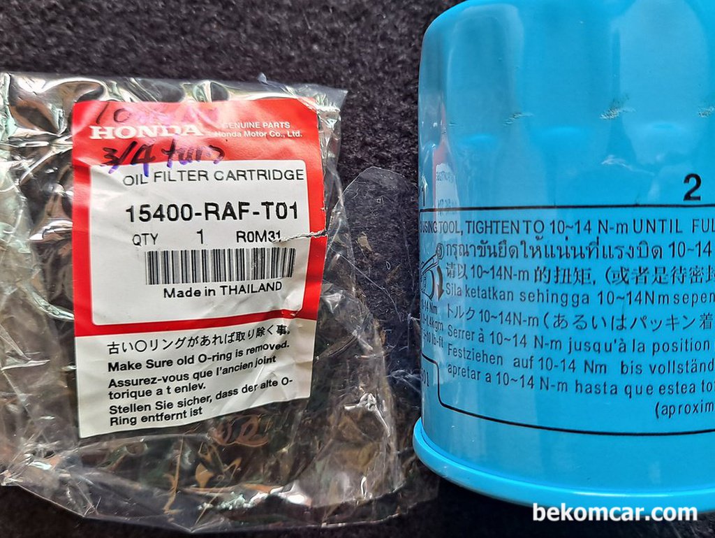 Honda engine oil filter 15400-RAF-T01|bekomcar.com