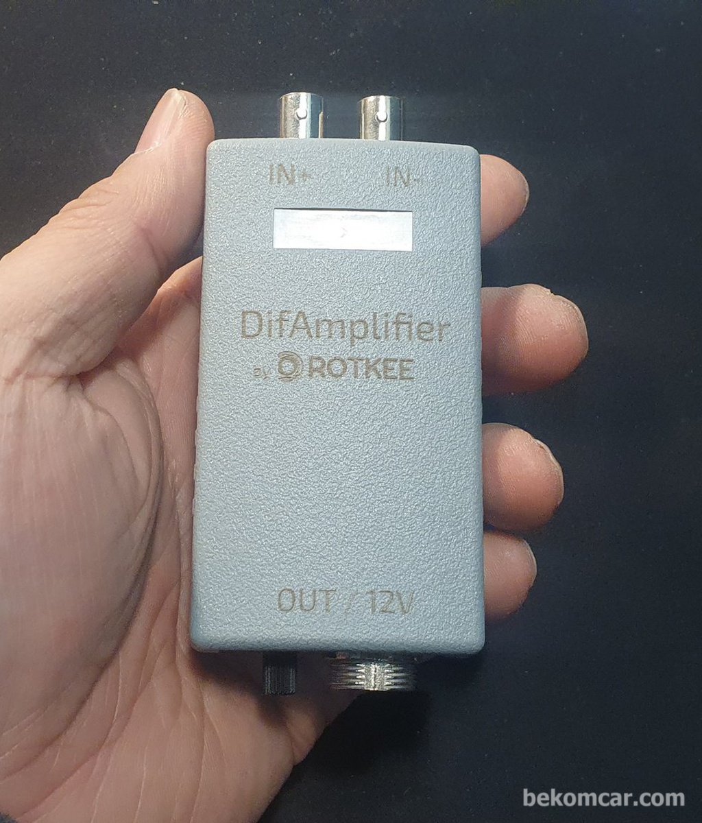 DifAmplifier 파형증폭기, 압력센서 점화파형 캔 통신등 활용|ベコムカー (bekomcar)