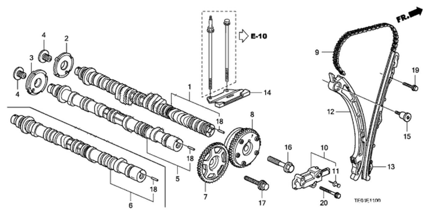 #8. 14310-R5A-305 Actuator, VTC (46T)|베콤카 차량정밀진단