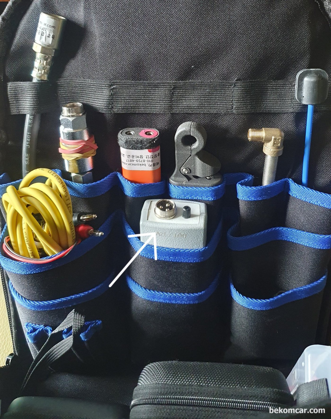 베콤카 출장진단 키트중에 Differential Amplifier 이다. 캔 통신 비롯하여 CKP, 리플전압, 각종 센서류 등 진단에 활용된다.|贝科姆汽车 (bekomcar)