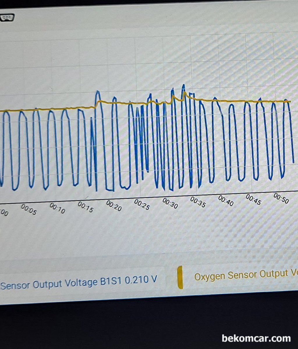 기아자동차 레이 산소센서 진단기 그래프인데 상태가 언떤가요?|贝科姆汽车 (bekomcar)