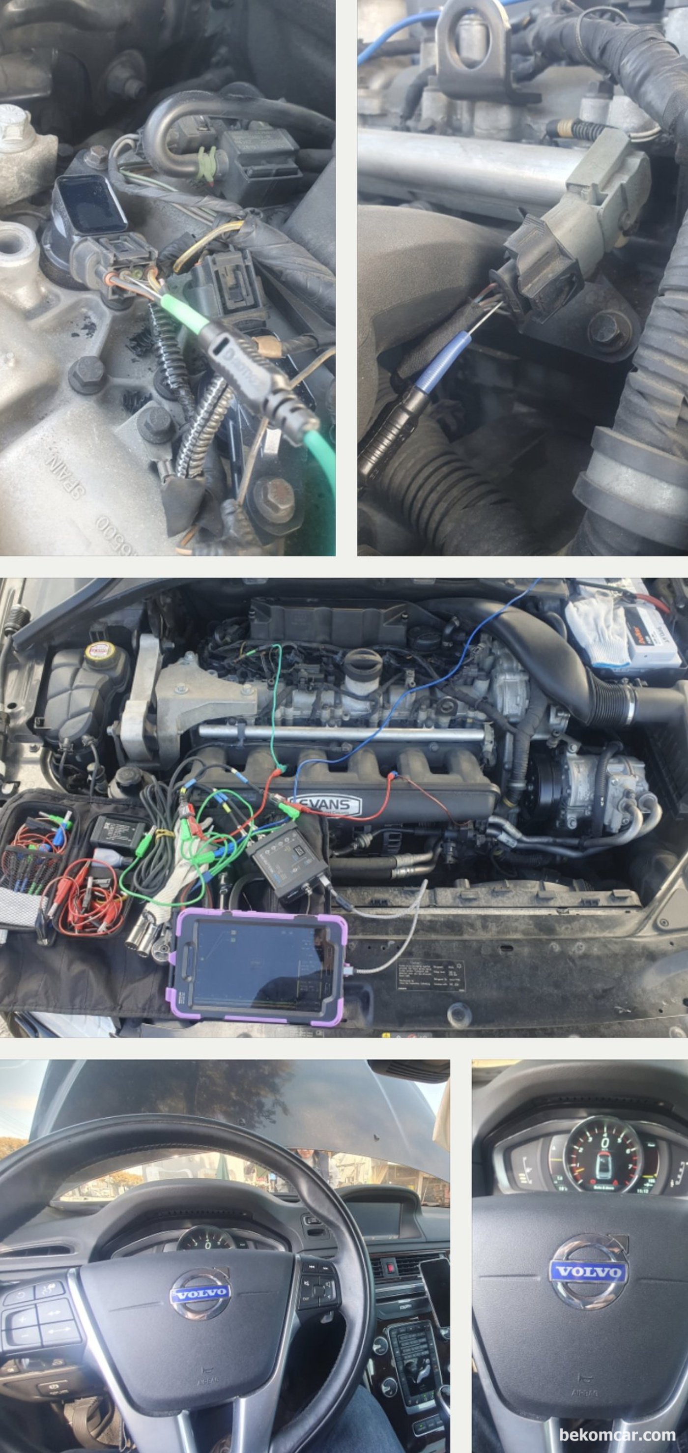 볼보 2014년 S80t6 3.0L 트윈 스크롤 터보 차량 공연비희박 P0171 진단과정 기록이다. 장소는 김포 볼보전문 성지로 알려진 태성카 이다.|ベコムカー (bekomcar)