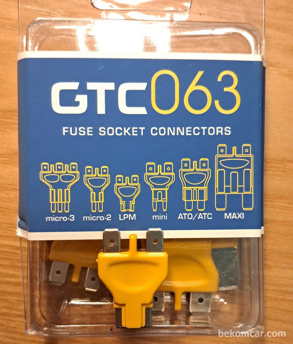 GTC063 Fuse Socket Connector Kit by GTC, General Technologies Corp|베콤카 차량정밀진단