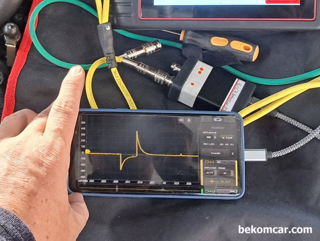 2006년 르노삼성 SM7 2.3L V6 P0303 실화진단 (점화2차파형, 점화코일. 플러그)|ベコムカー (bekomcar)