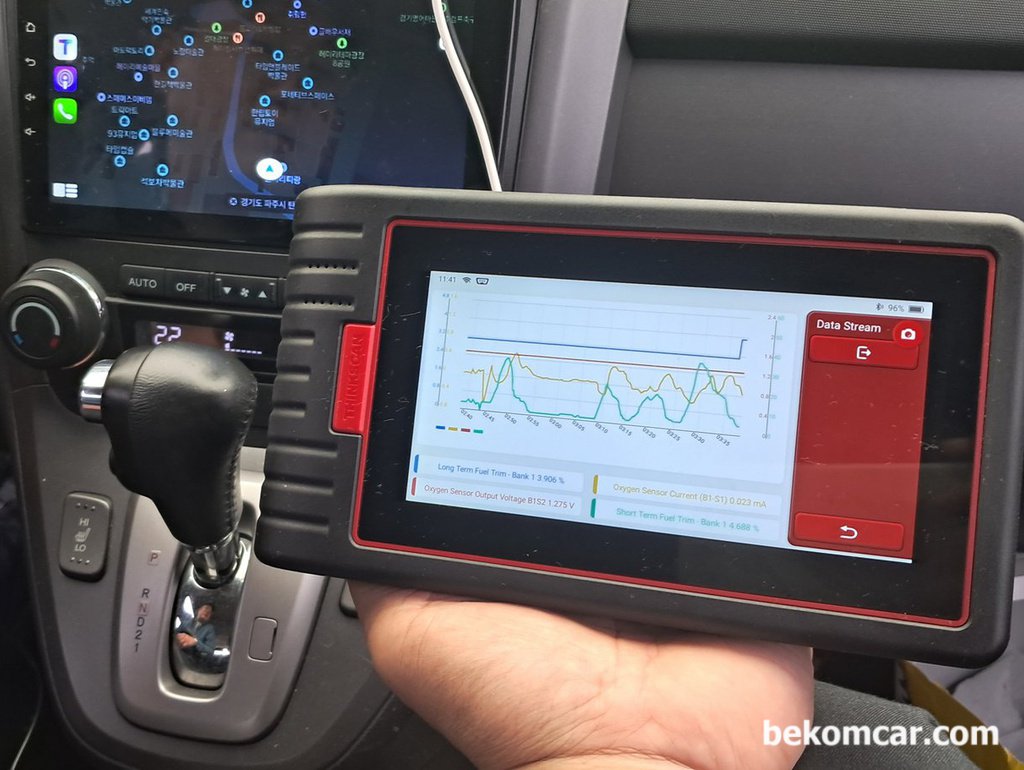 혼다 CRV3세대, 연료보정값등 엔진상태 굿|بيكومكار (bekomcar)