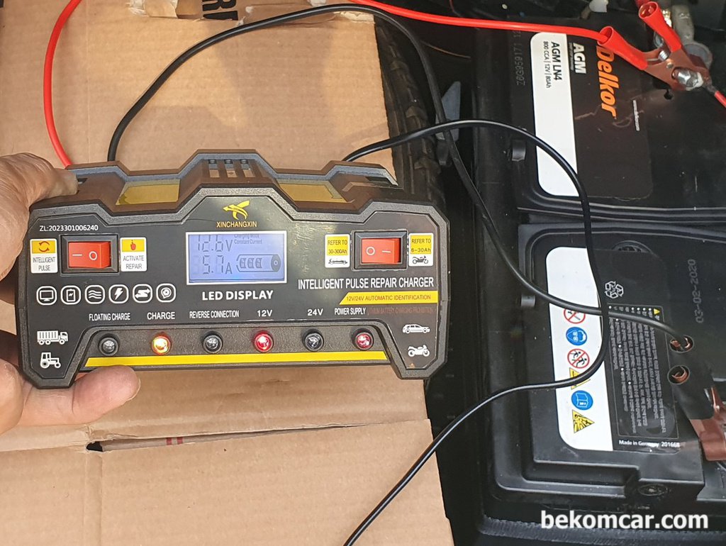 배터리 충전기 전기적 진단시 필수장비|ベコムカー (bekomcar)