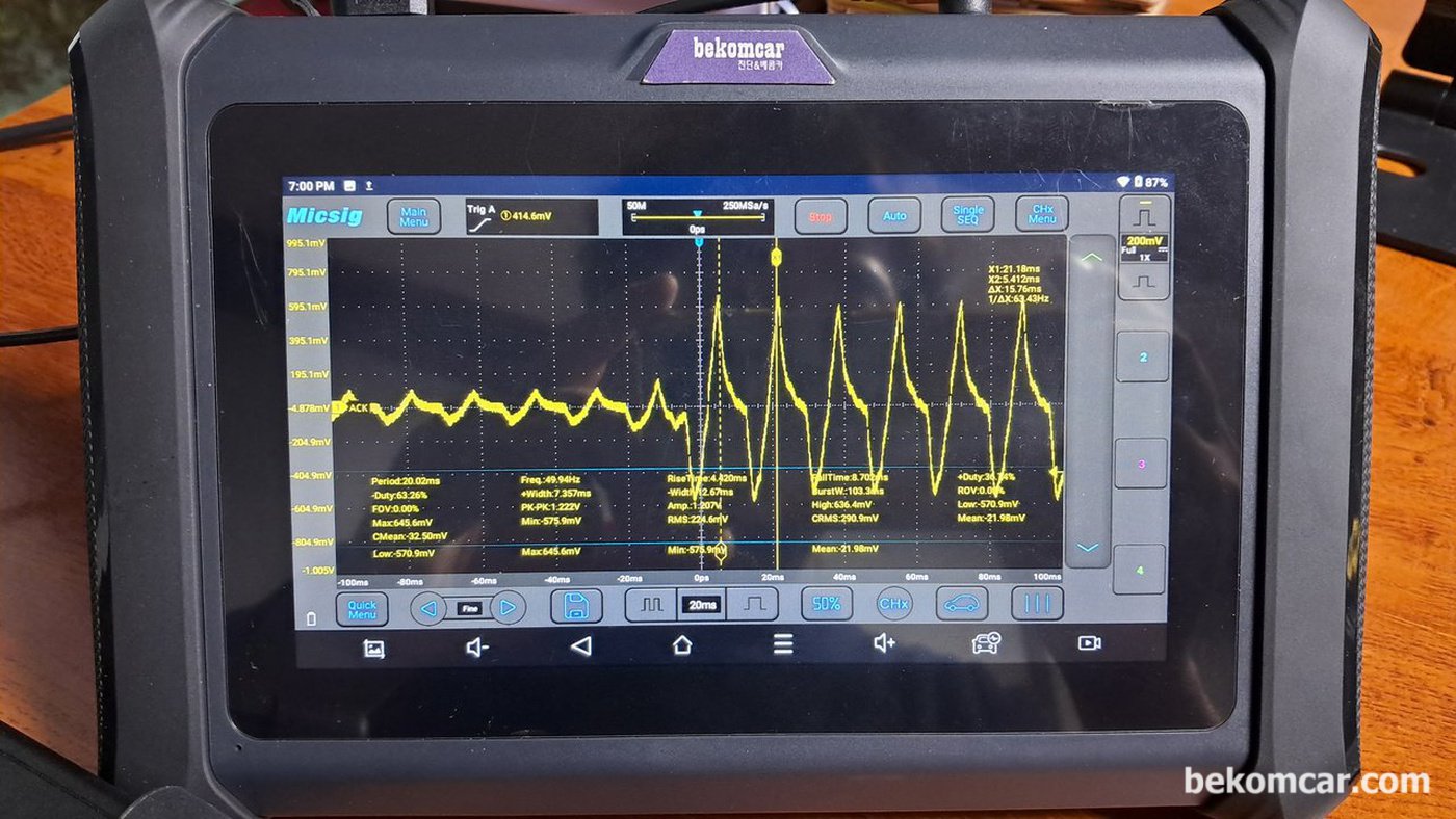 XTOOL D7W 에 Micsig 프로그램 설치하여 사용|bekomcar.com