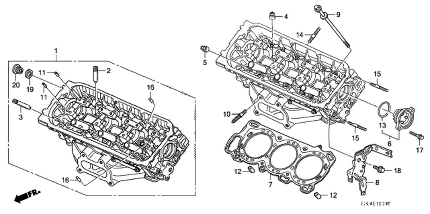 #13 camshaft thrust cover retainer (O링). Bank1 과 Bank2 하나씩 총 2개 필요함.|بيكومكار  (bekomcar)