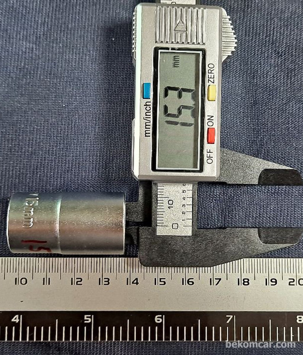 15mm 6ポイントソケット、1/2 "|ベコムカー (bekomcar)
