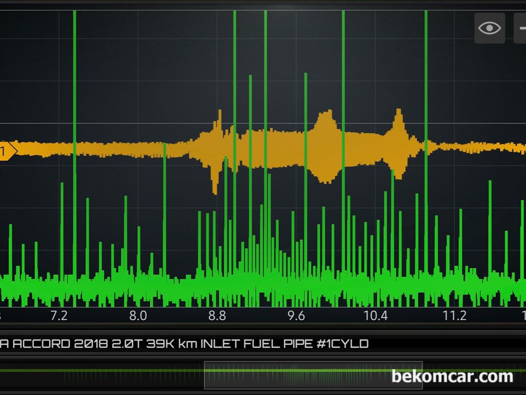 인젝터 분사량 및 노즐 카본상태 등 진단파형, 어코드 10세대 2.0T 사례|贝科姆汽车 (bekomcar)