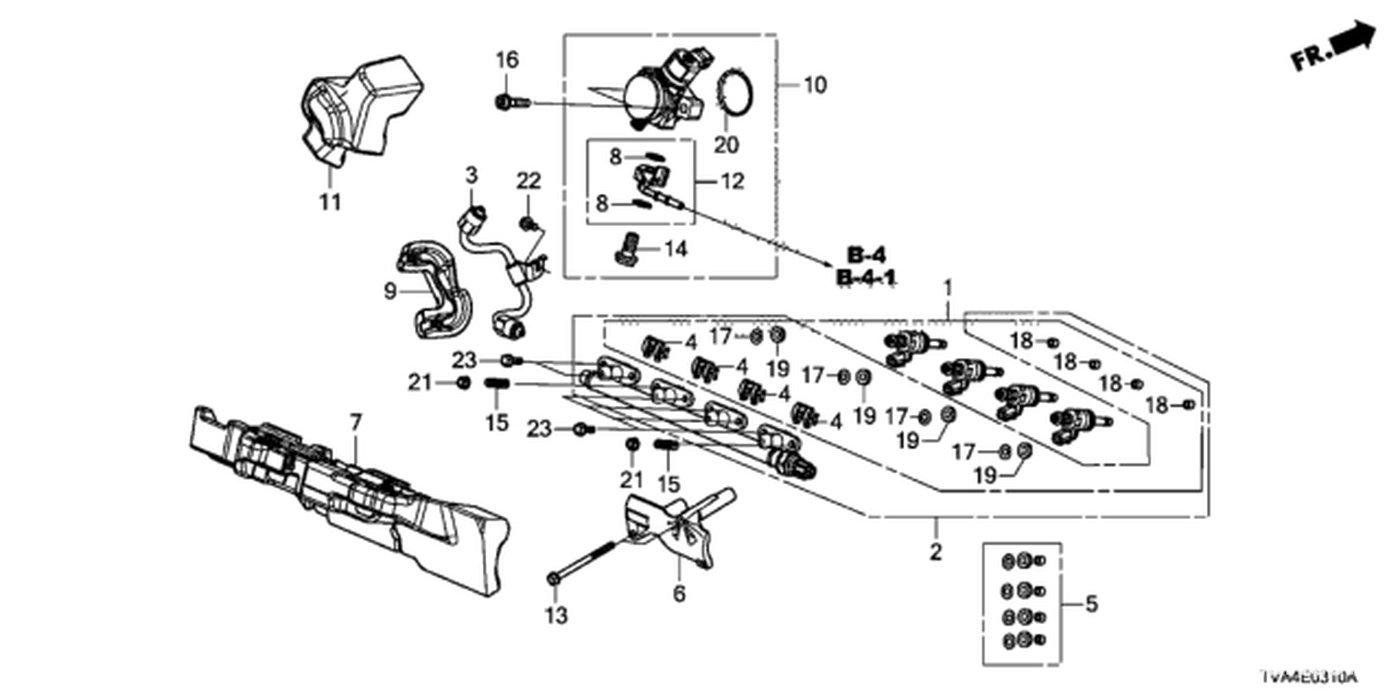 #1. Honda 16010-5PA-305, Injector Set, Fuel
#5. Honda 16453-5R1-J00, Seal Set, Injector
#10. Honda 16790-5PC-H02, Pump Assembly, Fuel High Pressure|베콤카 차량정밀진단