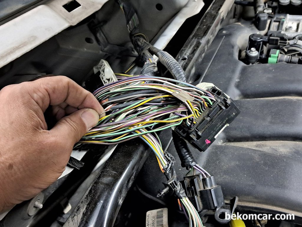 ECM 핀 배선 탈거 삽입 작업시 참고사항, 포드 익스|ベコムカー (bekomcar)