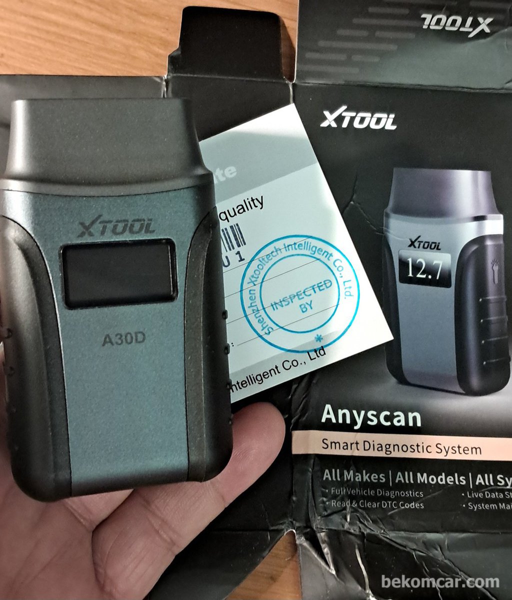 휴대용 스캐너 XTOOL A30D|베콤카 차량정밀진단