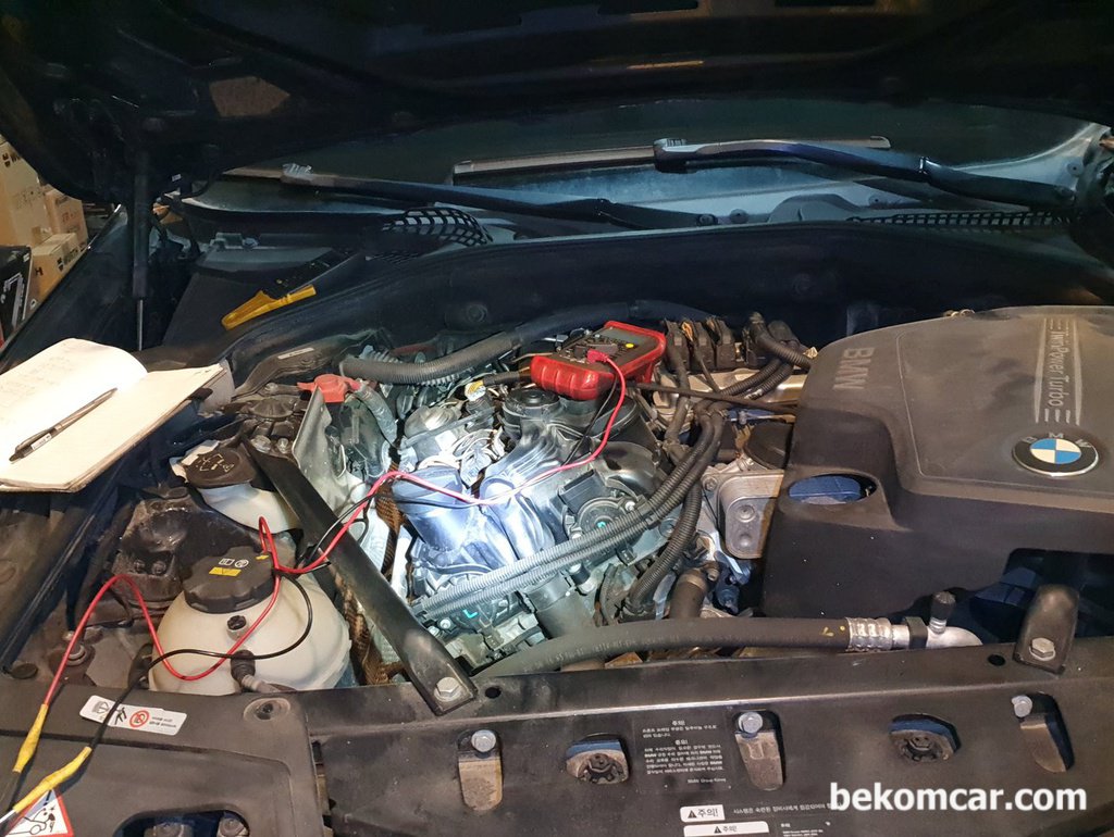 BMW F10 528i 산소센서 히터코어 회로진단 과정기록|베콤카 차량정밀진단