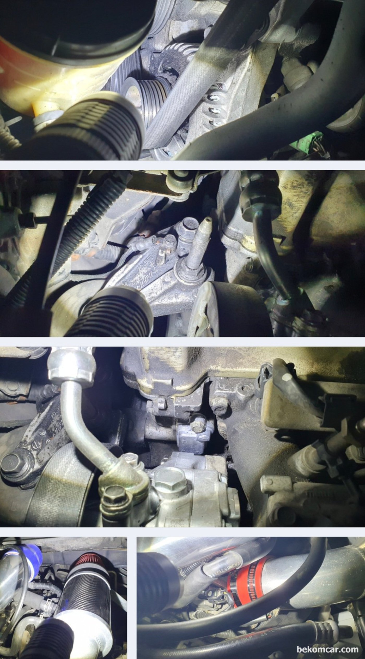2004년 약 26만키로 주행한 JDM 혼다 오딧세이 2.4L 엔진룸 점검기록이다.|贝科姆汽车 (bekomcar)