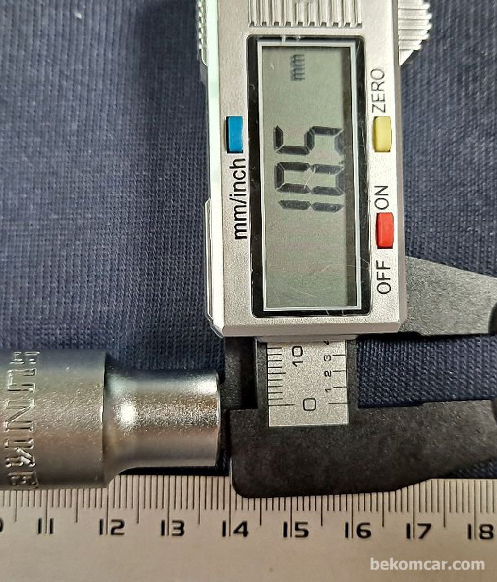 10mm 미터법 6각 소켓, 1/2"|베콤카 차량정밀진단