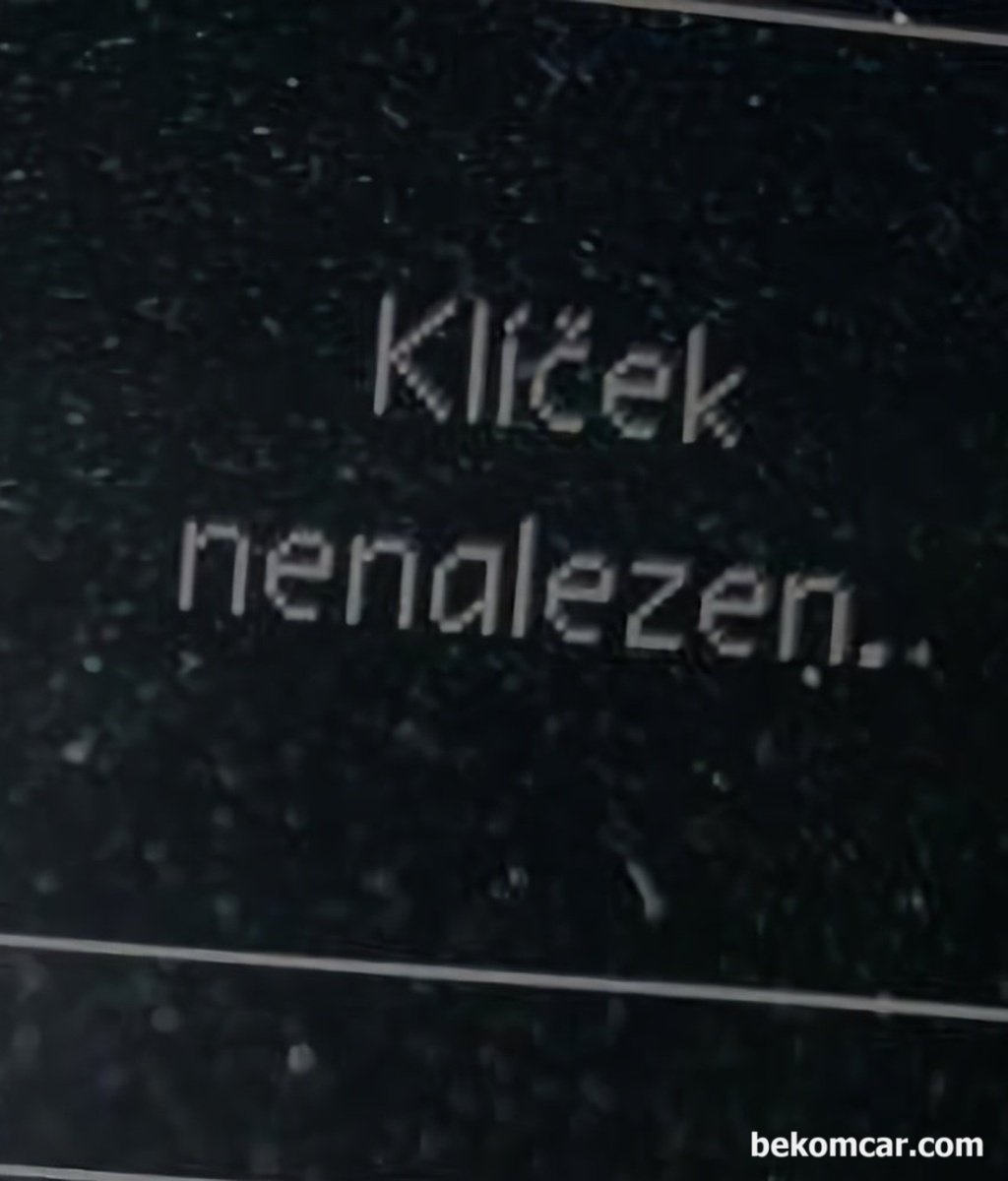 폭스바겐 티구안 시동이 안걸려요. 대시보드에 klicek nenalezen 메시지가 뜹니다.|贝科姆汽车 (bekomcar)