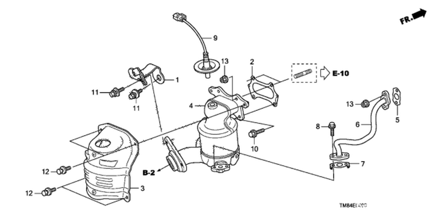 #9.  36531-RBJ-003. Sensor, Air Fuel Ratio|贝科姆汽车 (bekomcar)