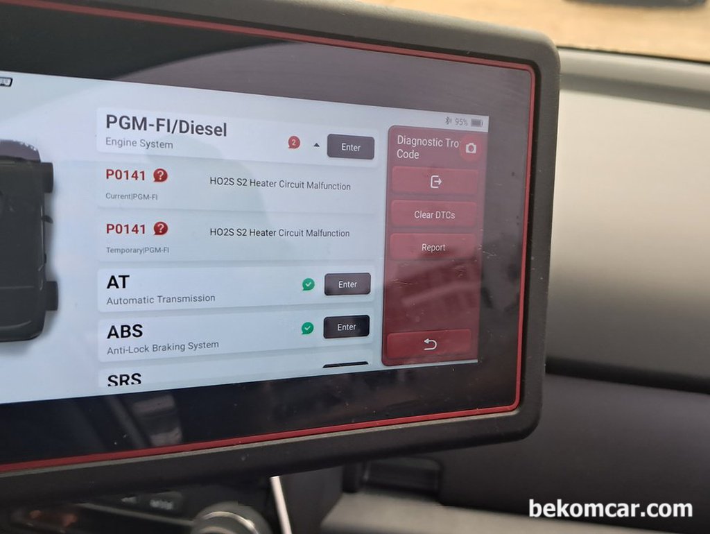 혼다 CRV3세대 촉매후단 산소센서2번 고장코드|بيكومكار  (bekomcar)