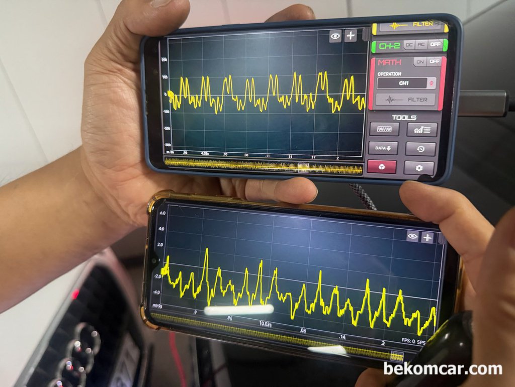 중고차구매점검, 엔진상태 비교 (벤츠 W222 S500 & S450)|베콤카 차량정밀진단