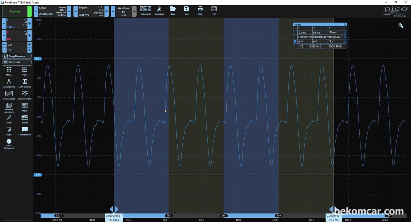 피코스코프 2204A PicoScope 2204A WaveForm Analysis, Human Body. But still software frozen and USB Device Not Recognized error pops up.|bekomcar.com