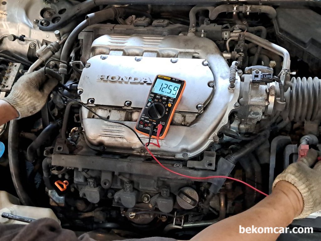 선간전압 측정 포인트, 혼다 J35 엔진사례|بيكومكار (bekomcar)