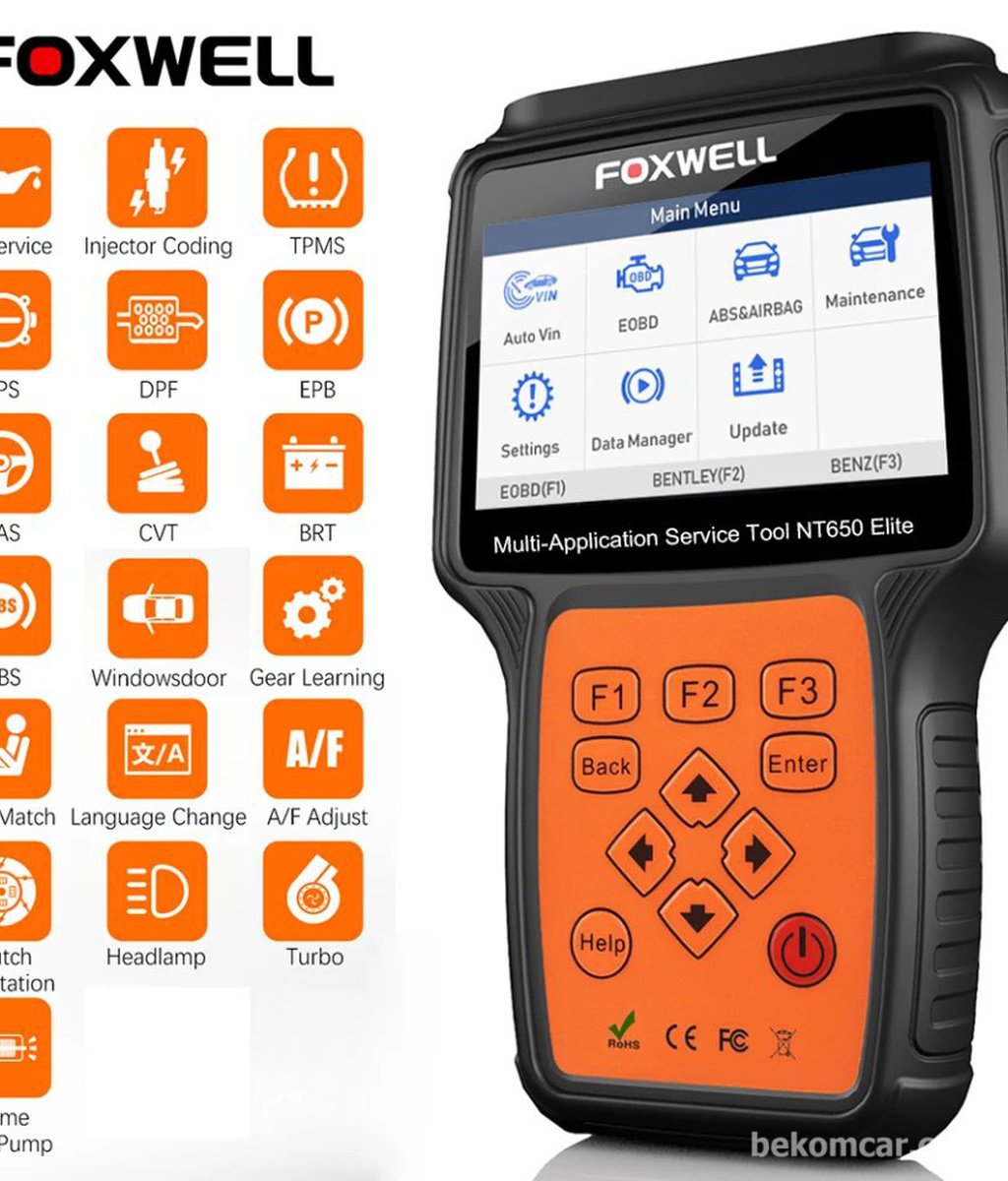 Foxwell NT650 Elite OBD2|베콤카 차량정밀진단