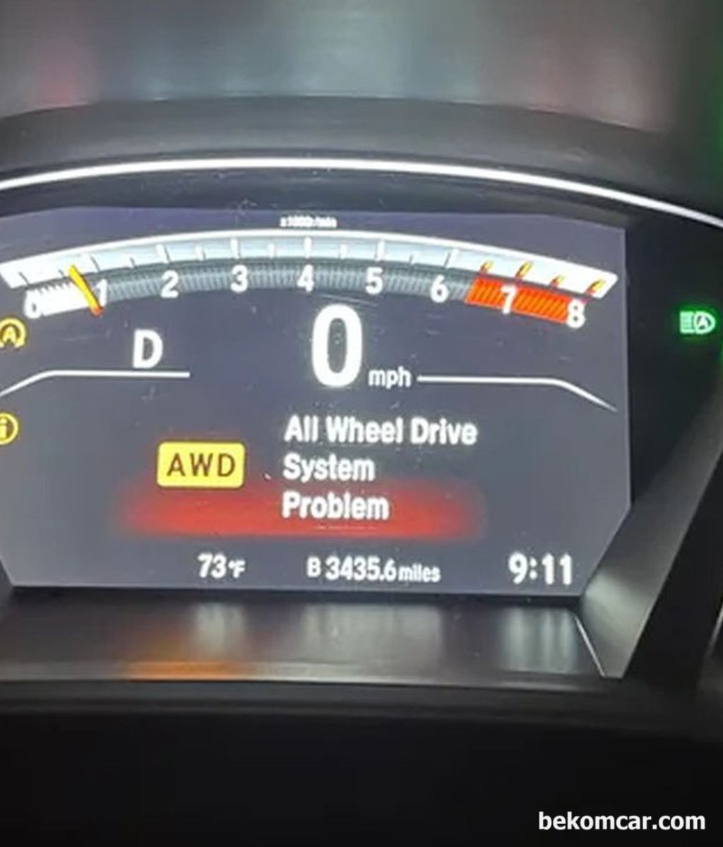 2020년도 혼다 CRV AWD, 운행중에 계기판에 All Wheel Drive System Problem 표시되어 데후오일도 교환하고 여러군데 정비소가도 확실한 해결책이 없네요.|베콤카 중고차구매진단