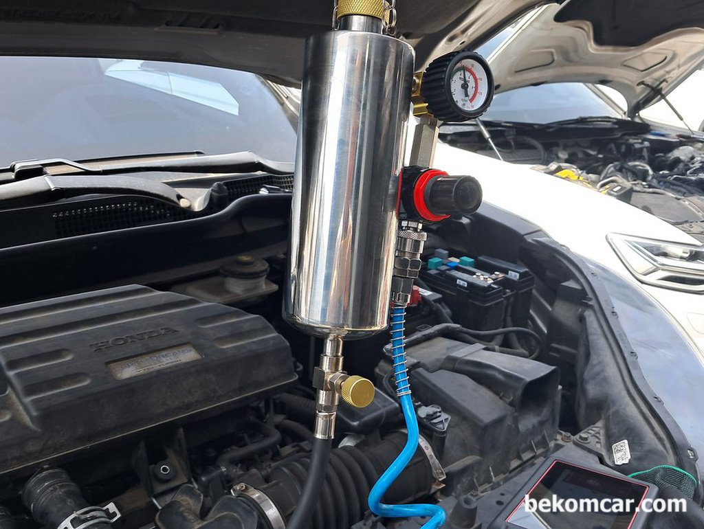 혼다 CRV 공연비농후 정비과정, 인젝터 크리닝 작업|bekomcar.com