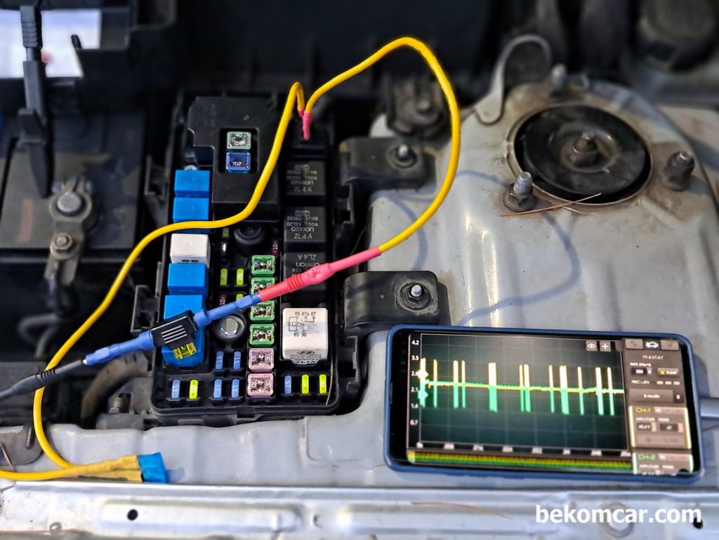 캔통신 CLASS C 파형 시뮬레이션 데이터 기록,  NF쏘나타 사례|bekomcar.com