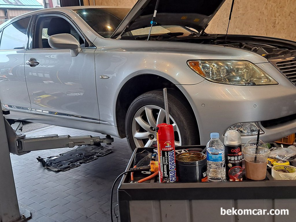 렉서스 LS460 라디에이터 & 호스 교체, LS460 필수정비|بيكومكار (bekomcar)