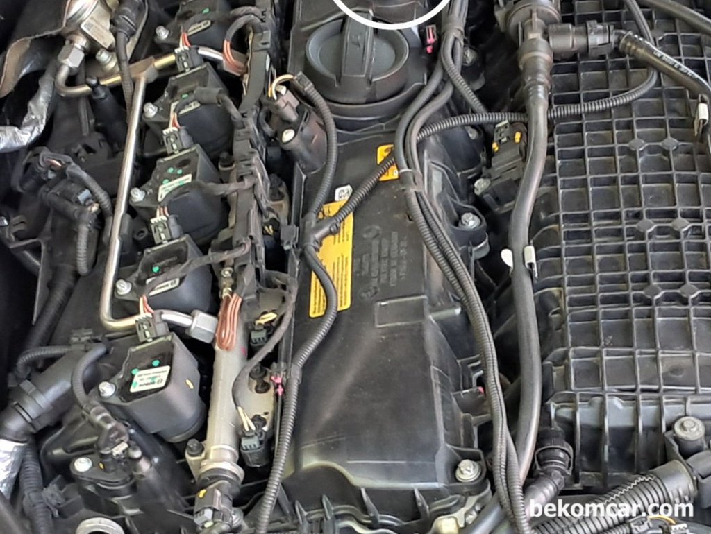 오일세퍼레이터 와 공습경보 고주파소음 관계, BMW G12 740Li 사례|بيكومكار  (bekomcar)