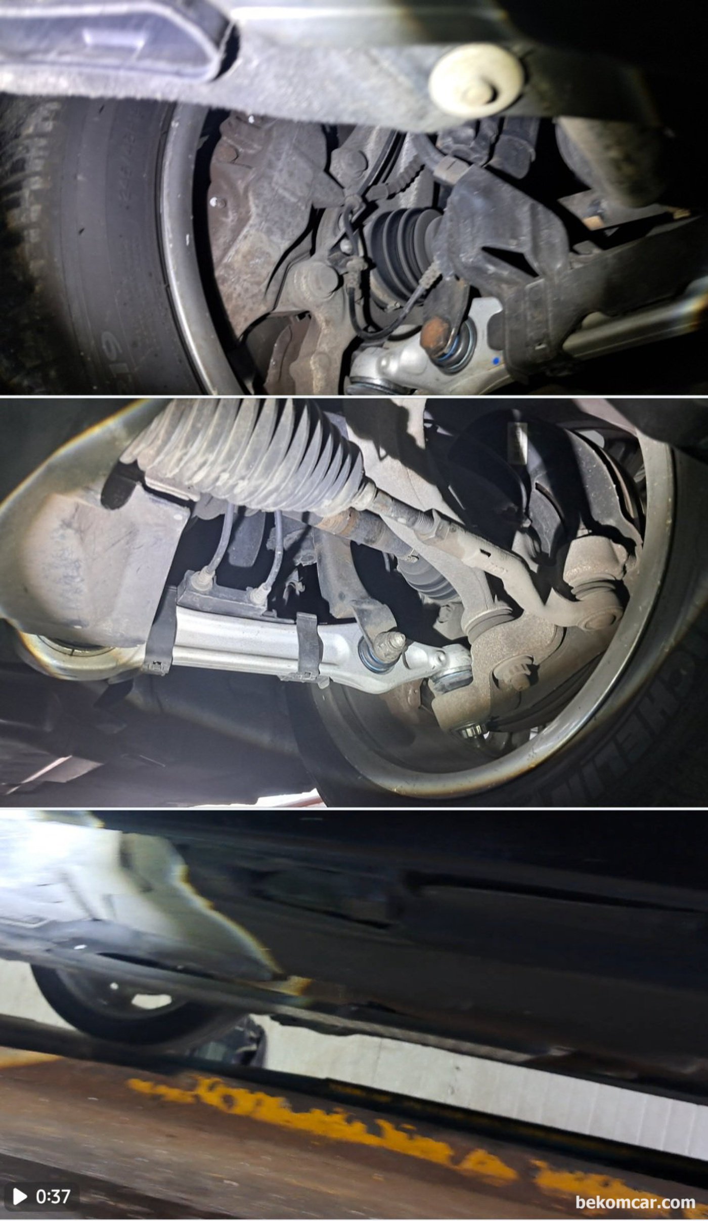 벤츠 S500 W222 하체 점검이다. 4군데 콘트롤 암 등 상태가 다 좋다. S500 중고차 구매점검 매매단지는 강서구에 있는 서서울모터리움 이다.|베콤카 차량정밀진단