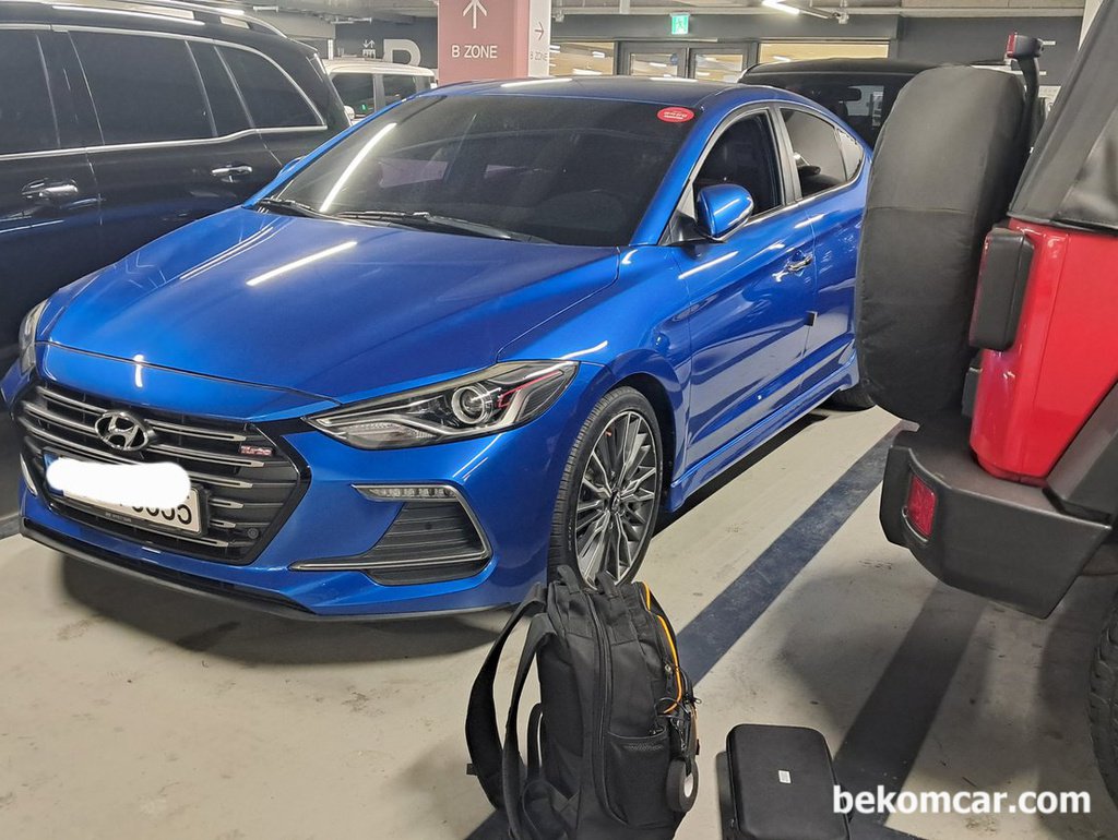 현대자동차 아반테 AD 2017년 1.6L GDI 엔진 중고차구매 점검기록|ベコムカー (bekomcar)